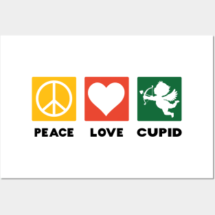 Peace Love Cupid Posters and Art